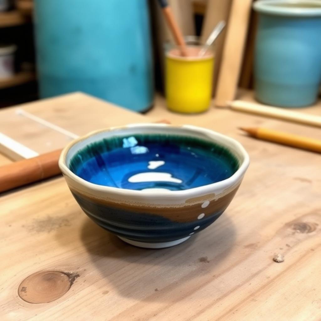 Lake Glaze Bowl by Freya Jansen