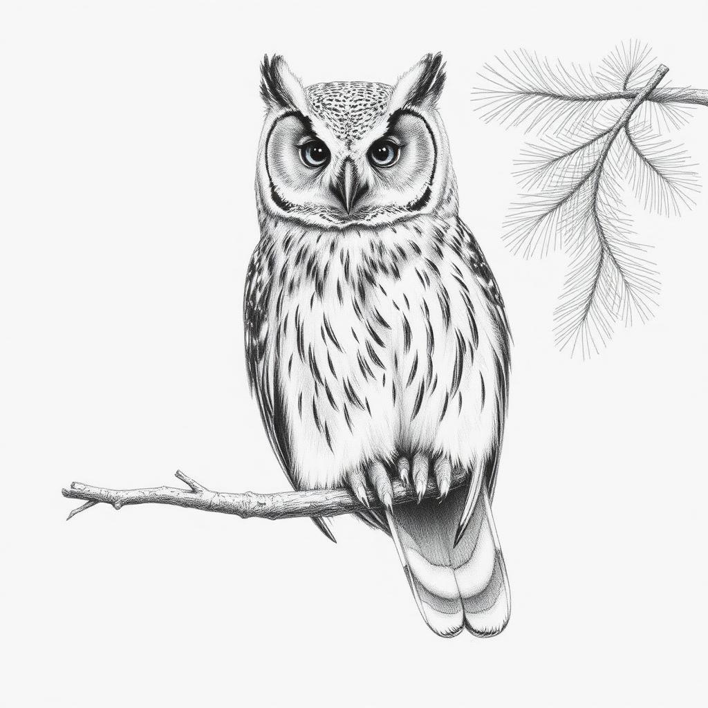Great Gray, Study III by Rowan Petrie