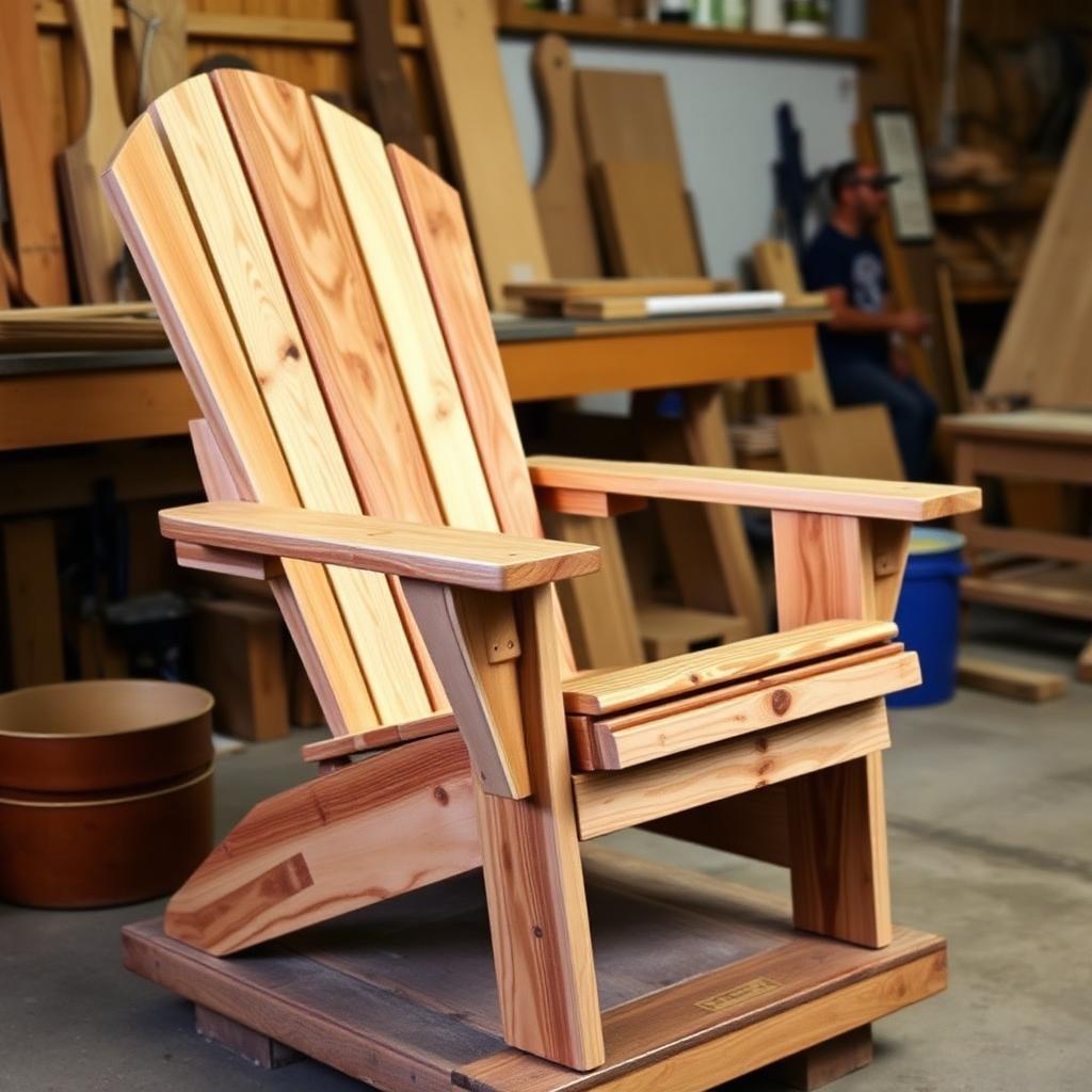 Red Pine Adirondack by North Star Woodworks